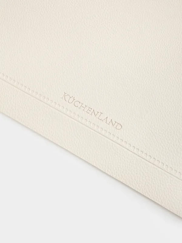 Placemat, 30x45 cm, PVC, curly, beige, Vintage, Rock vintage, image-3