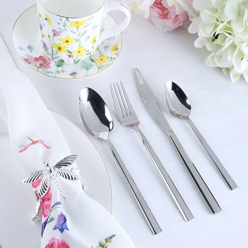 Kitchenware, 6 pers, 24 pr, steel, Rome, image-1