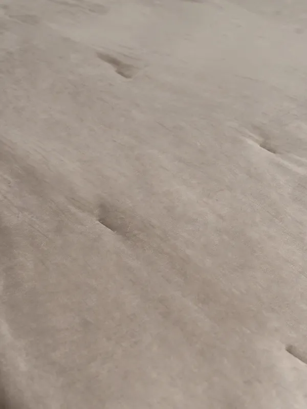 Bedspread, 240x260 cm, quilted, velvet/microfiber, brown, Frame, Stitch velvet, image-3