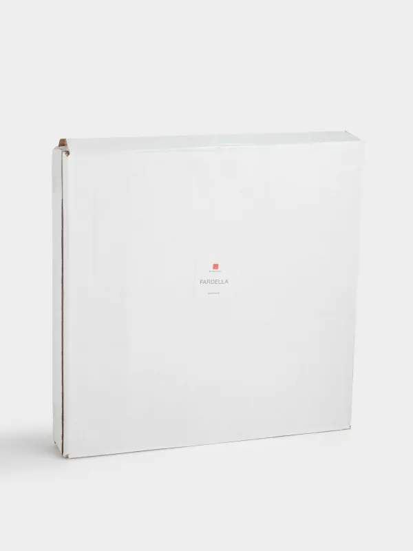 Tray, 36 cm, plastic / glass, round, milky gold, Home, Fardella, image-5