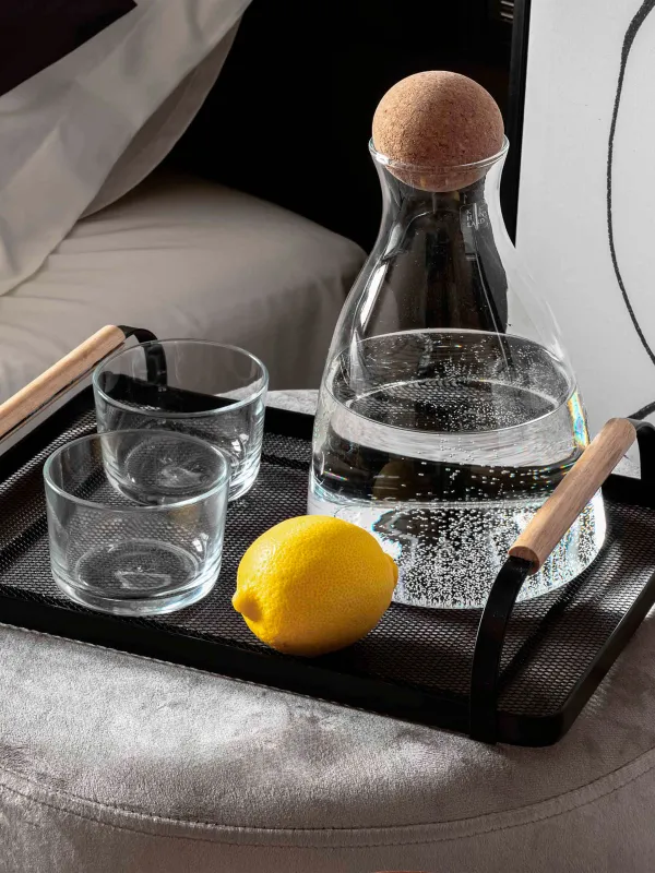 Jug, 1,7 l, with lid, glass B/stopper, Ball, Globe, image-4