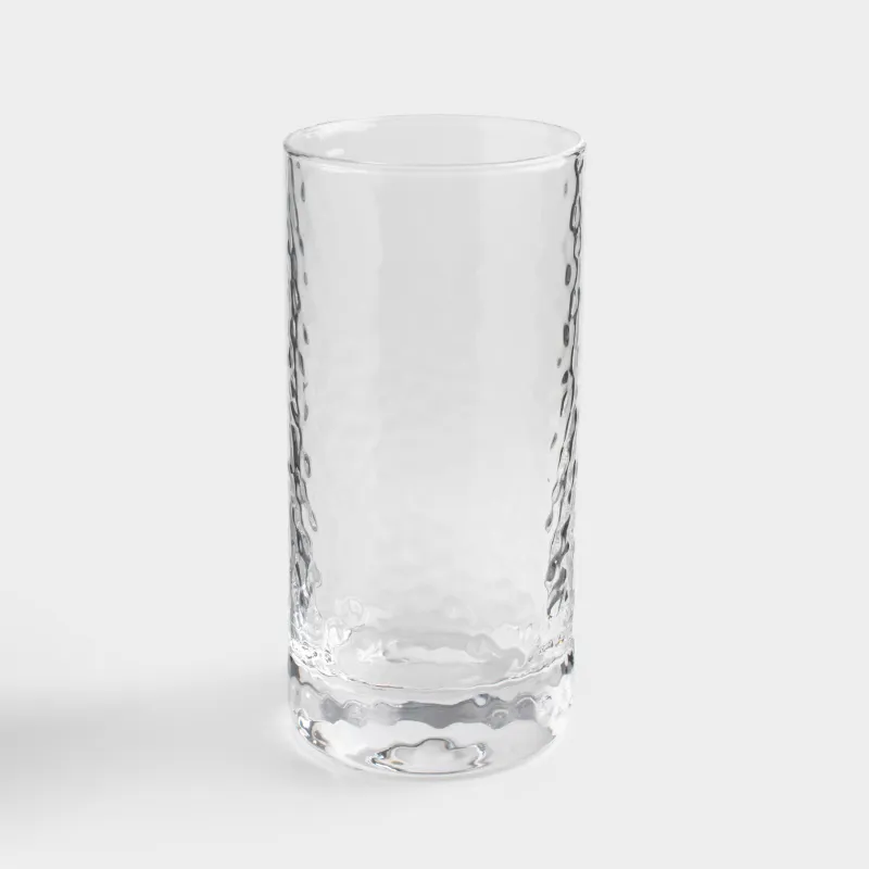 Glass, 14 cm, 300 ml, glass, Ripply