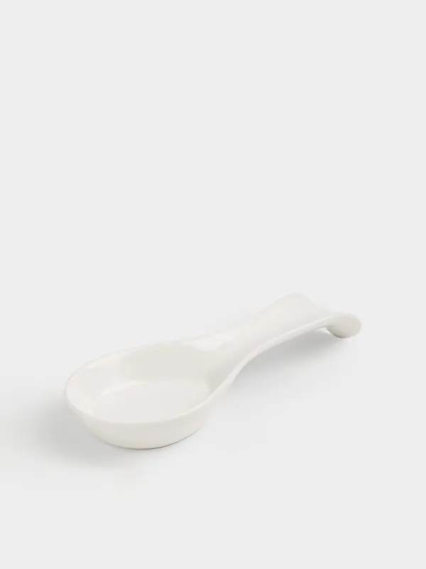 Spoon stand, 24 cm, ceramic, white, Light kitchen, image-2