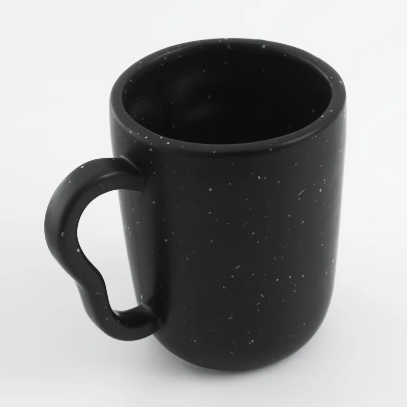 Mug, 580 ml, Ceramic, Black, speckled, Face, Face speckled, image-2