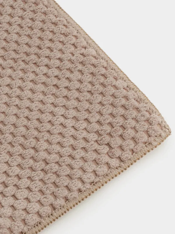 Dish drying mat, 51x38 cm, microfiber, Beige, Clean, image-1