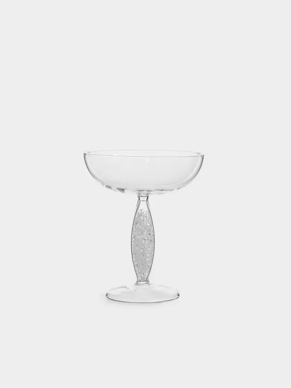 Drinking glass, 220 ml, glass, with crystals inside, Favor crystal, image-0