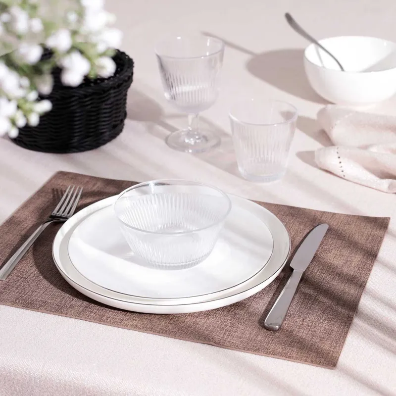 Napkin for appliances, 30x43 cm, polyurethane, rectangular, brown, Rock, image-2