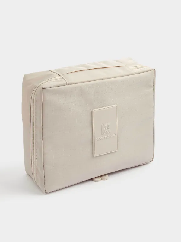 Travel Cosmetic Bag, 21х16 cm, polyester, beige, Easy Travel, image-2