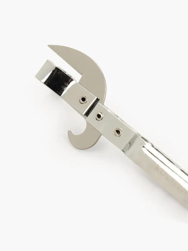 Bottle and can opener, 13 cm, with corkscrew, metal, Classic, image-2