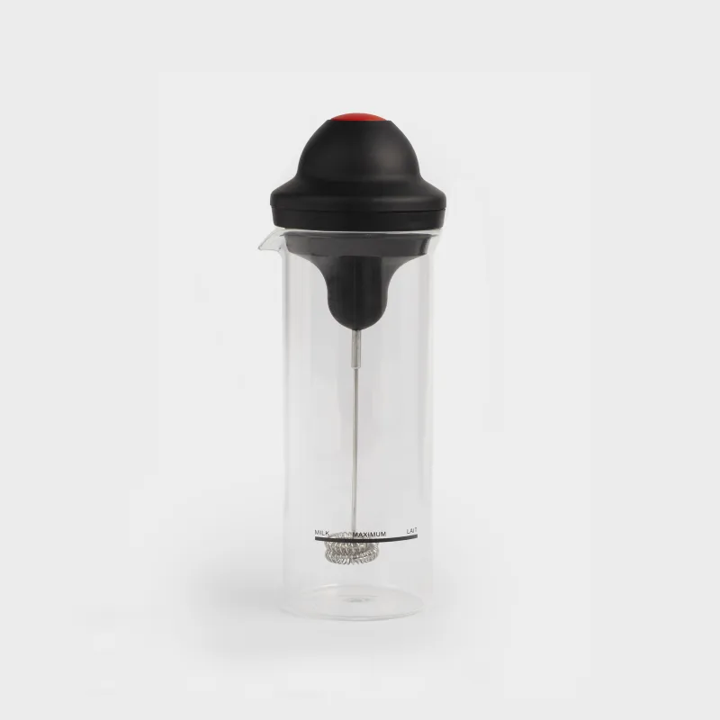 Milk frother, 450 ml, with capacity, glass B / plastic, Extra-light