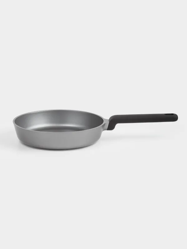 Frying pan, 24 cm, coated, aluminum, grey-black, Mintali, image-1