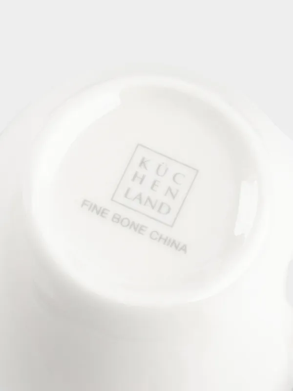 Mug, 450 ml, 2 pcs, porcelain F, white, Ideal silver, image-4