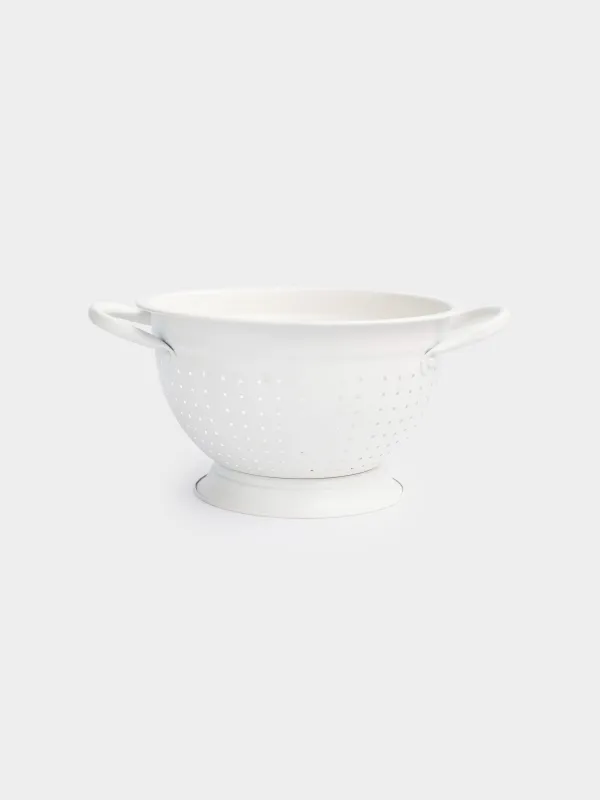 Colander, 22 cm, with two handles, steel, Milk, Soft, image-0