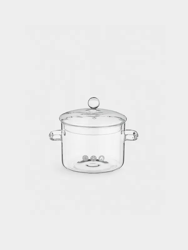 Pot, 1.5 l, glass B, Clear, image-0