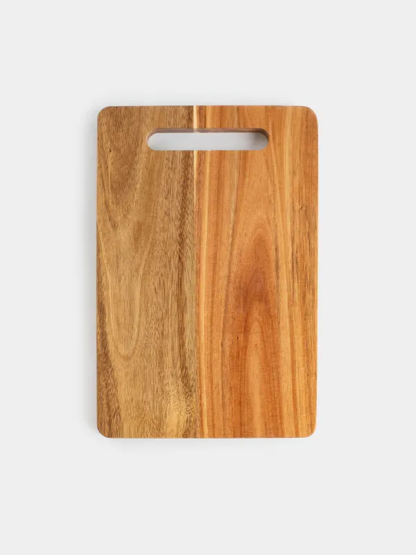 Cutting boards set, 20/30 cm, 2 pcs, rectangular, wood, Noble tree, image-1
