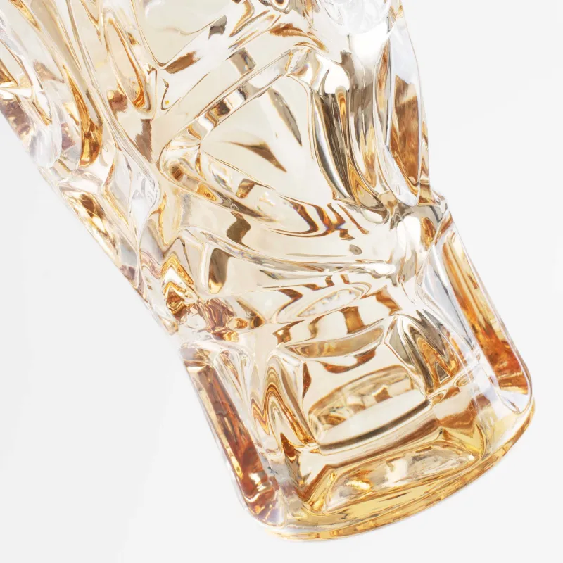 Glass, 15 cm, 270 ml, glass R, amber, Patterns, Gala, image-4