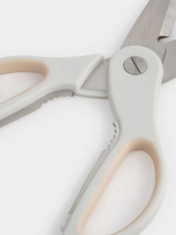 Kitchen scissors, 23 cm, steel/plastic, grey, Soft Kitchen, image-2