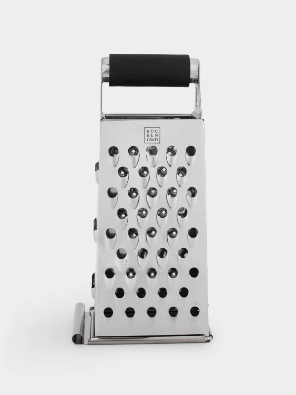 Grater, 24 cm, four-sided, black, Kitchen tools, image-0
