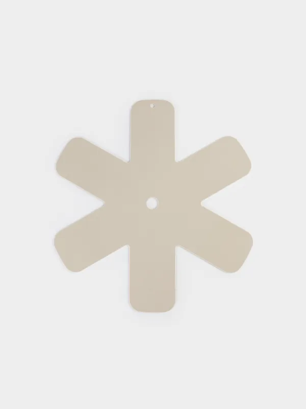 Pan protector, 36 cm, silicone, milky, Shield, image-1