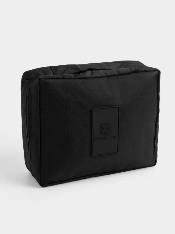 Travel cosmetic bag, 21x16 cm, polyester, black, Easy Travel, image-1