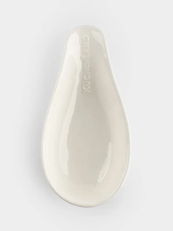 Spoon stand, 20 cm, ceramic, milky beige, speckled, Ceramo speckled, image-0