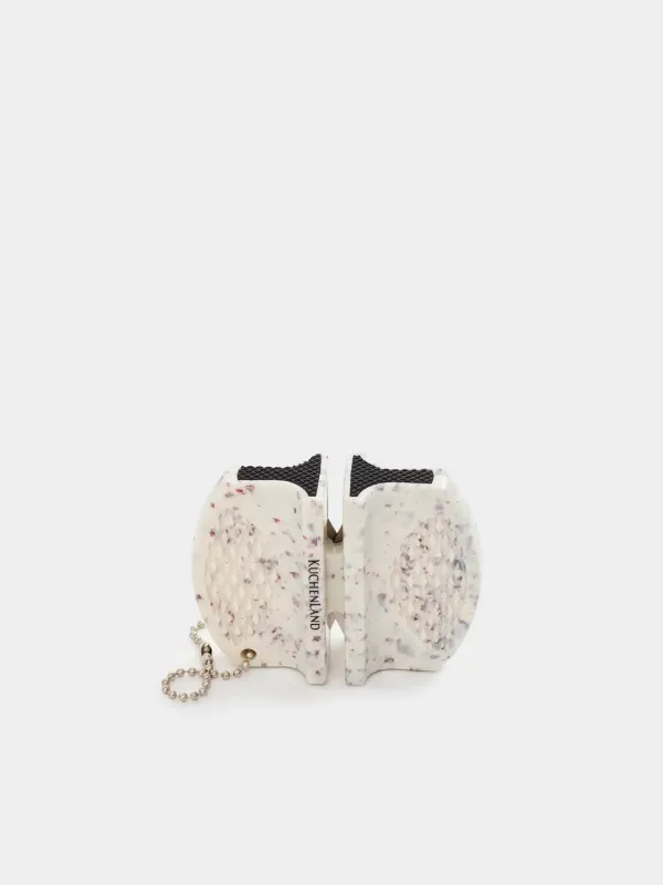 Knife sharpener, 7 cm, plastic/steel, Dairy, Accessories, image-0