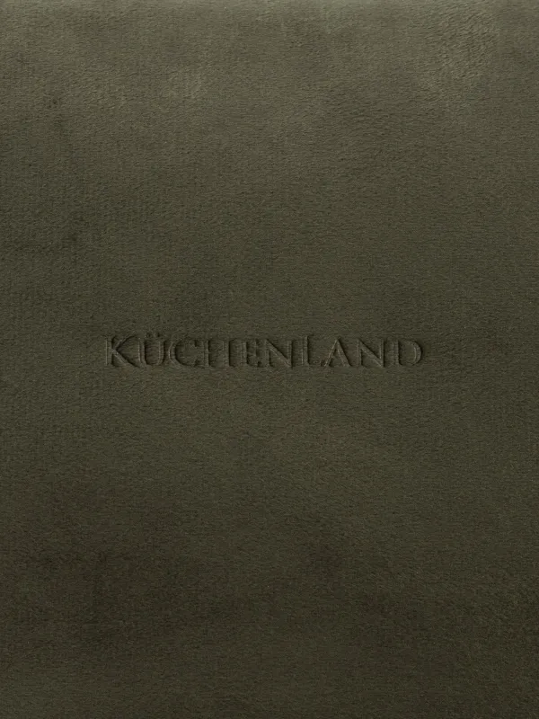 Makeup bag, 25x17 cm, velvet, green, Velvety, image-4