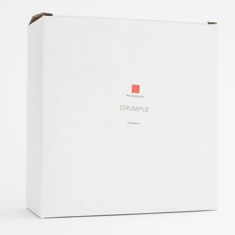 Decorative dish, 17 cm, ceramic, milky, Crumpled effect, Crumple, image-6