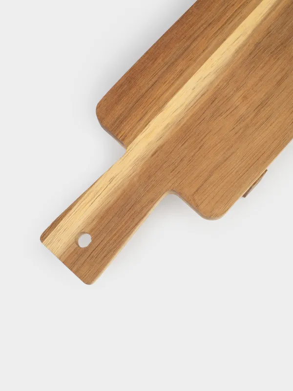 Serving dish, 38x11 cm, with handle, on legs, wood, Noble tree, image-6