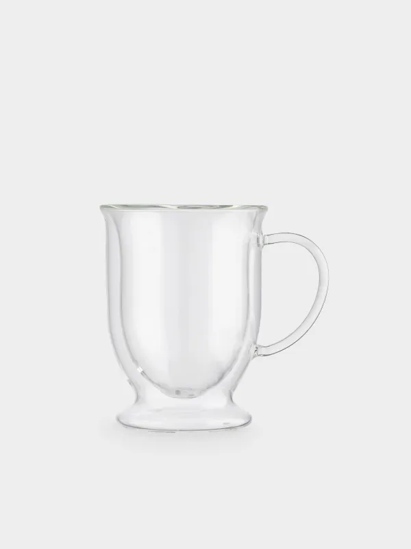 Mug, 350 ml, 2 pcs, on a leg, glass B, Air, image-2