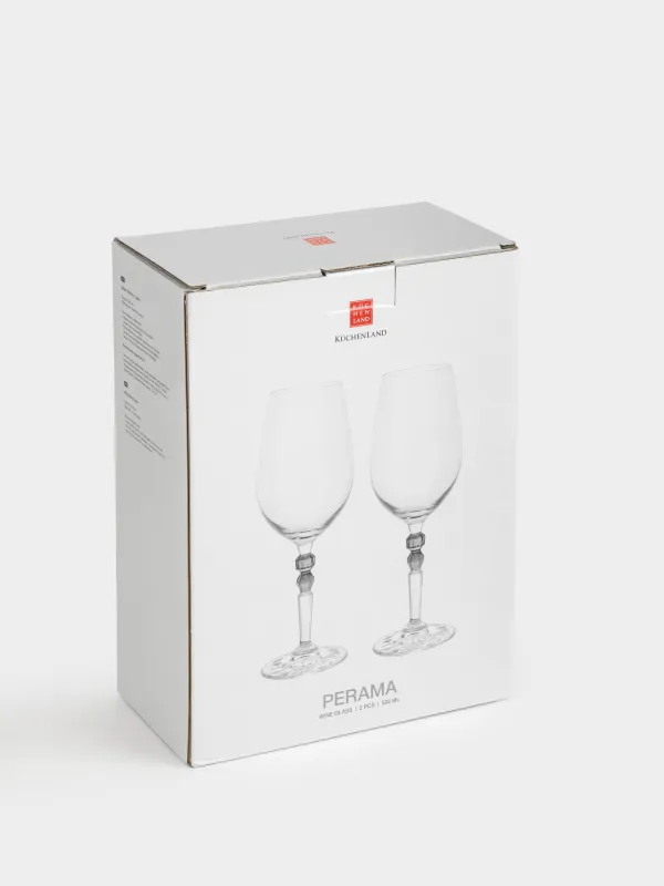Drinking glass, 500 ml, 2 pcs, crystal glass, Perama, image-5