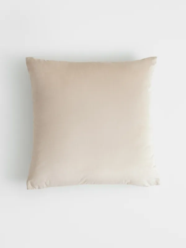 Decorative pillow, 45x45 cm, velvet, beige, Splash, Sparkly, image-1