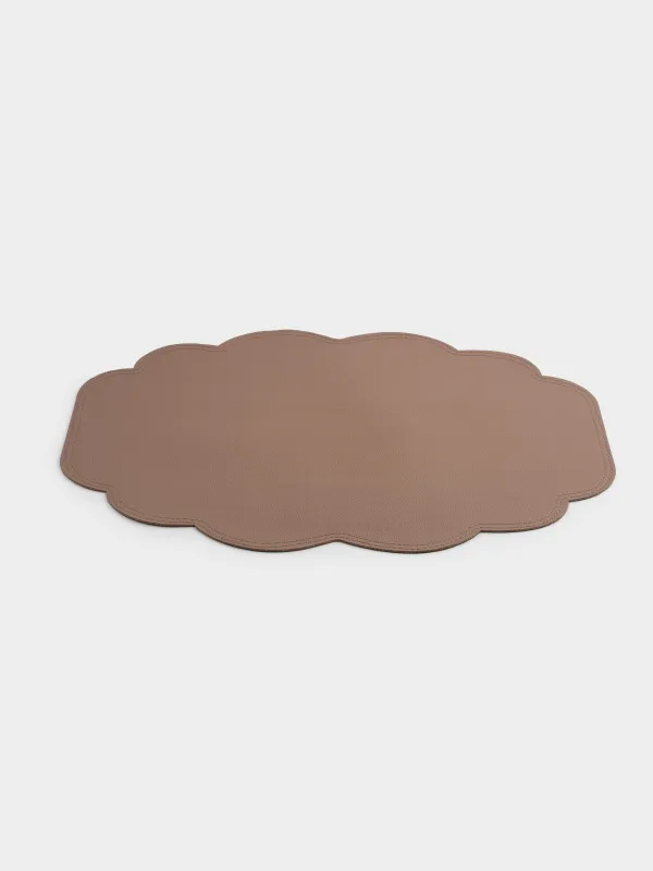 Placemat, 33x45 cm, PVC, curly, beige, Rock, image-1