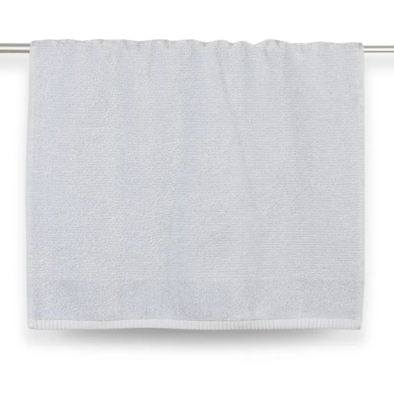 Towel, 50x90 cm, cotton, blue, Terry cotton, image-1
