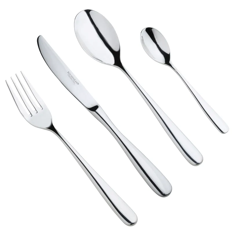 Kitchenware, 6 pers, 24 pcs, steel, Brussels