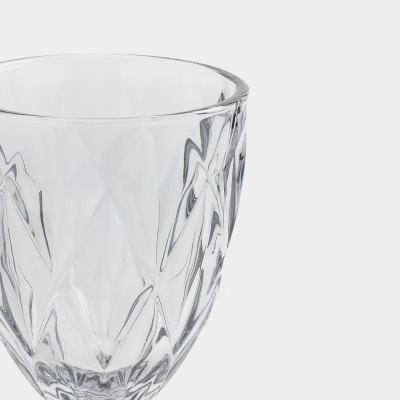 Wine glass, 300 ml, 6 pcs, glass R, grey, Rhomb color, image-7