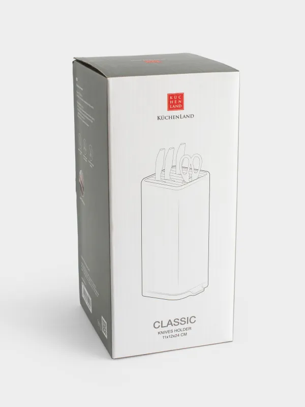 Knife stand, 24 cm, universal, metal / plastic, Classic, image-5