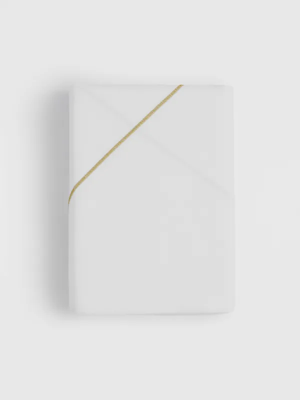 Tablecloth, 170x250 cm, polyester, white, Golden lines, Revival gold, image-8