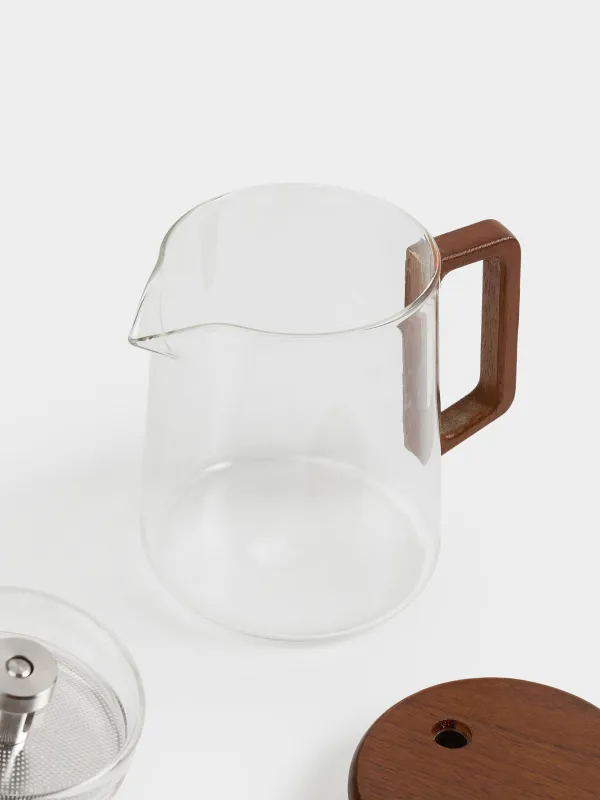 Teapot, 600 ml, glass B, Clear wood, image-3