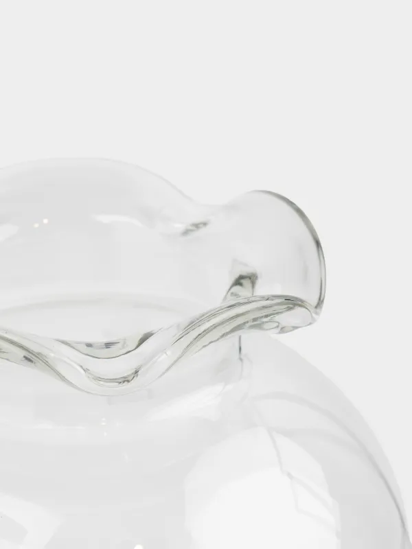 Flower vase, 24 cm, glass, Clear, image-2