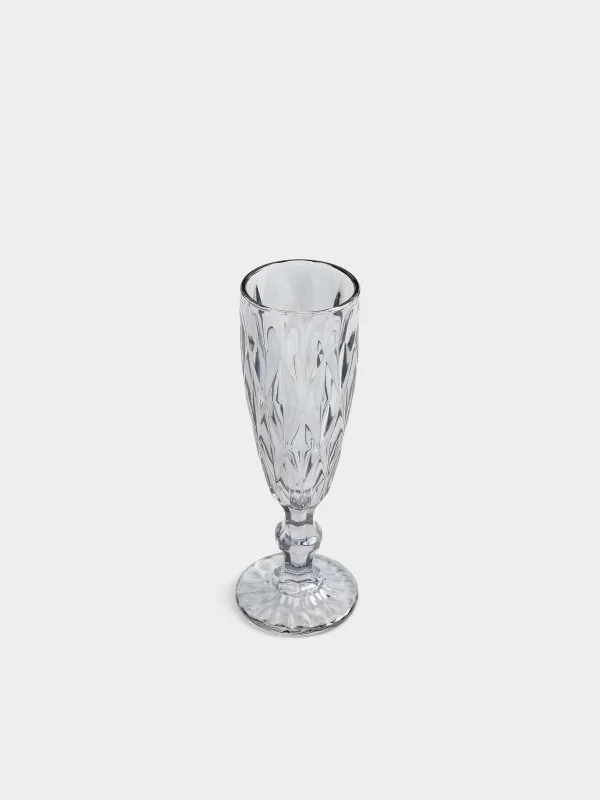 Drinking goblet glass, 170 ml, glass R, grey, Rhomb color, image-1