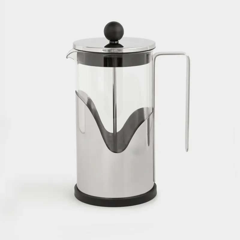 French press, 1 l, glass B / steel, Comfort