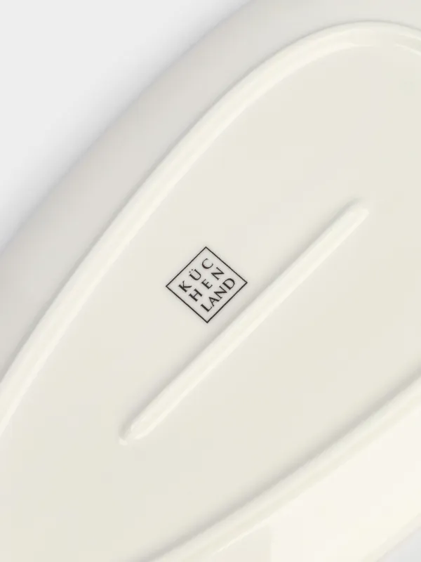 Dish, 26x14 cm, porcelain P, oval, white, Synergy, image-3
