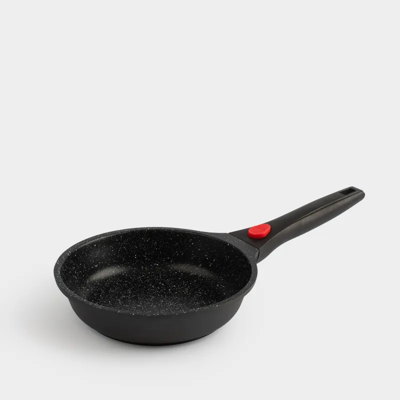 Frying pan, 20 cm, removable handle, coated, aluminum, Solution Red 2