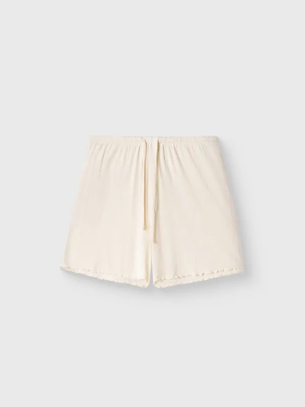 Women's shorts, homewear, size L, modal/viscose/elastane, yellow, Dirona, image-4