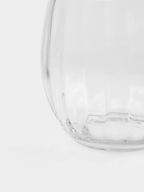 Flower vase, 39 cm, glass, Ledge, image-2