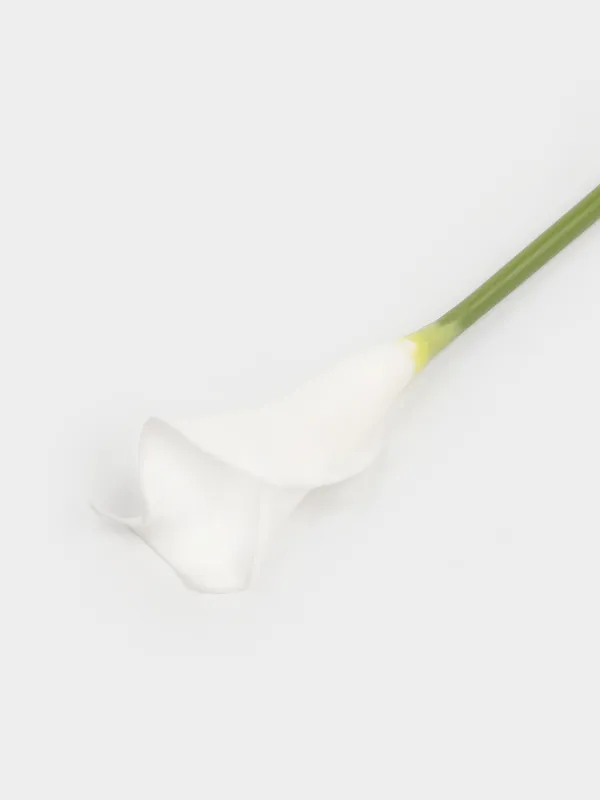 Artificial flower, 45 cm, polyurethane / PVC, White Calla, Flower garden, image-3