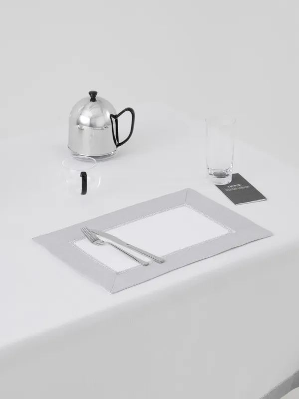 Napkin for appliances, 30x45 cm, 2 pcs, polyester, white-gray, Milky way, image-5