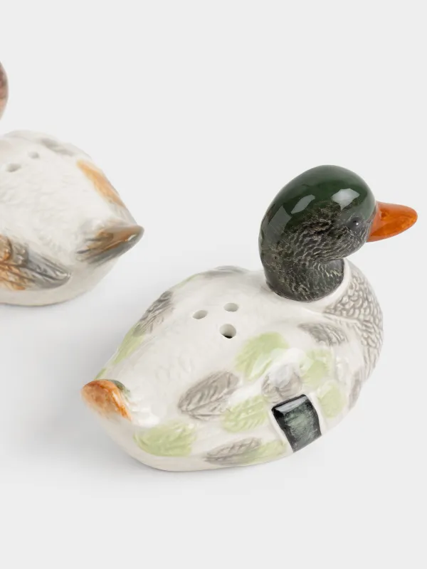 Salt and pepper set, 10 cm, ceramic, Duck, Duck, image-2