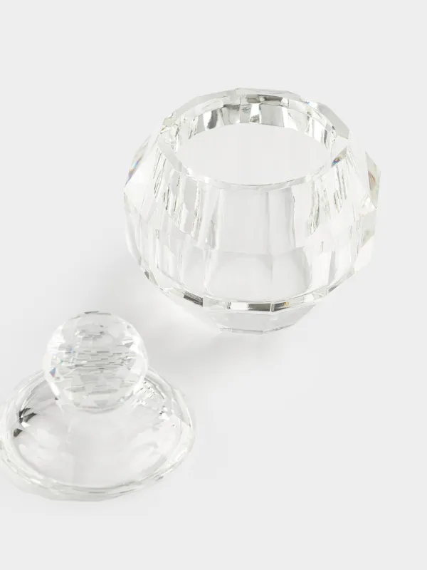 Jewelry box, 8x10 cm, crystal glass, Lux crystal, image-3